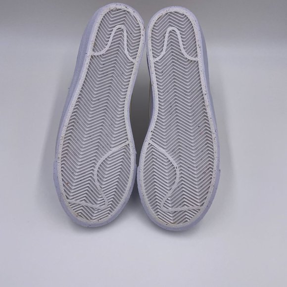 Nike Blazer Mid  White / Yellow Womens Shoes - Picture 6 of 8